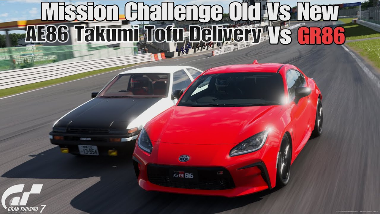 Gran Turismo 7 | AE86 S.Shigeno Takumi Vs GR 86 - Mission