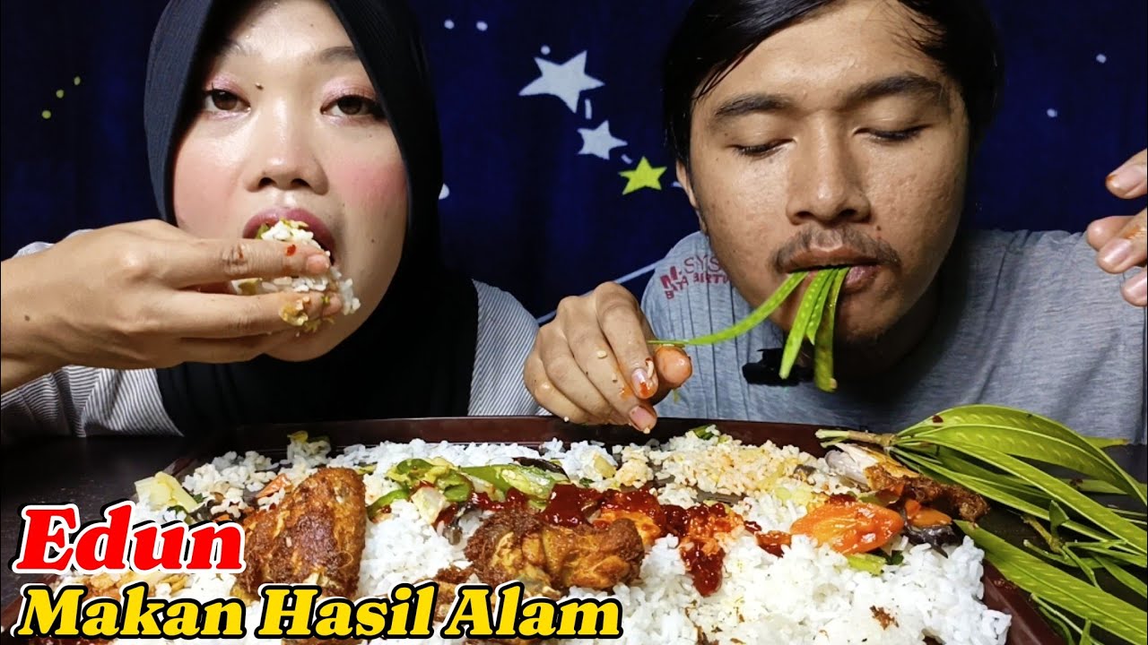MUKBANG LALAPAN MENTAH PAKE NASI+ LALAPAN PETE CINA |MUKBANG AYAM ...