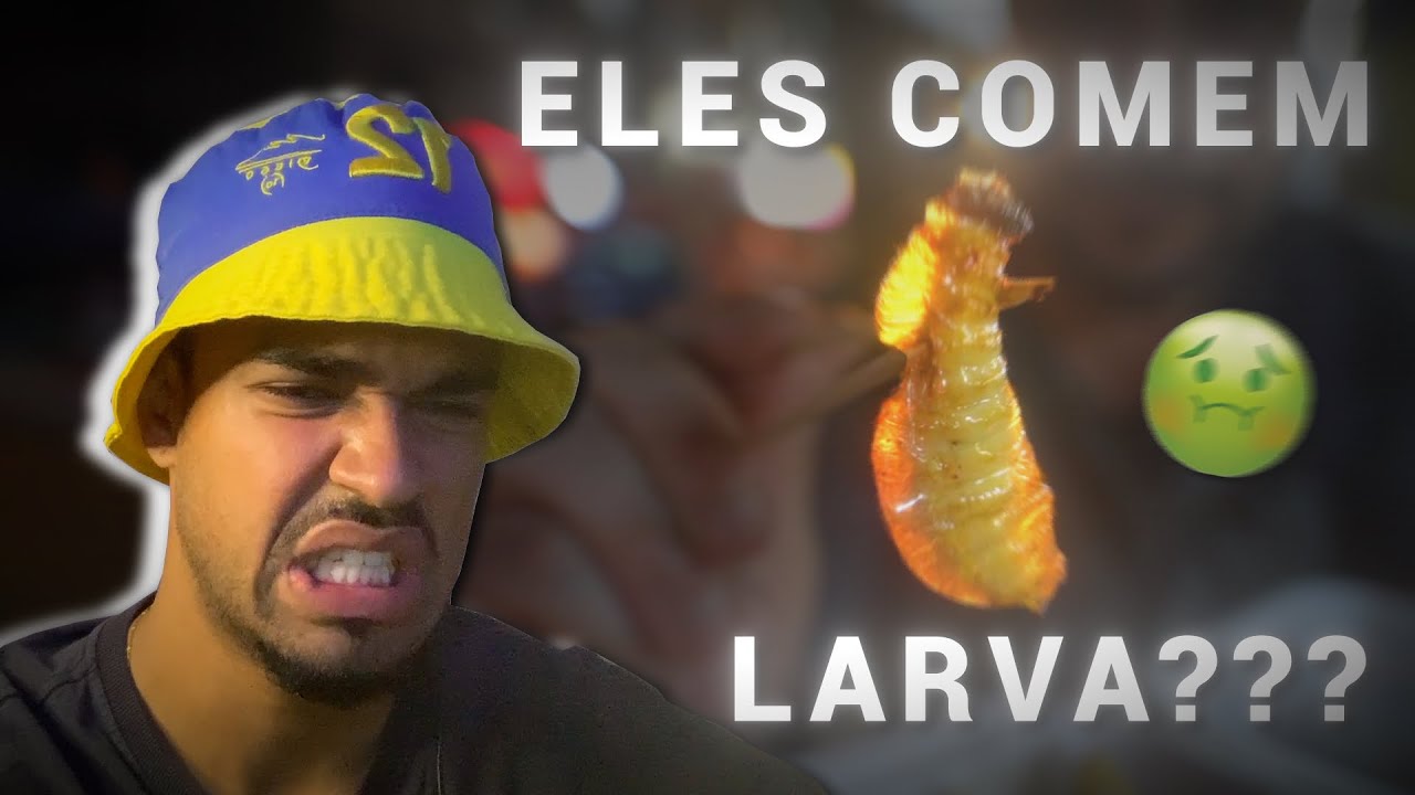 NÃO ACREDITO QUE ELES COMEM LARVA !! 😱😱 React - Mochileiro