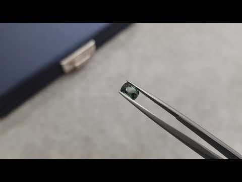 Unheated Teal color sapphire 0.97 ct, Madagascar Video  № 2