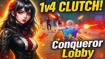 Ayushi Playz Most Intense Clutches 🔥 Fastest 1v4 in Conqueror Lobby Intense Gameplay | BGMI
