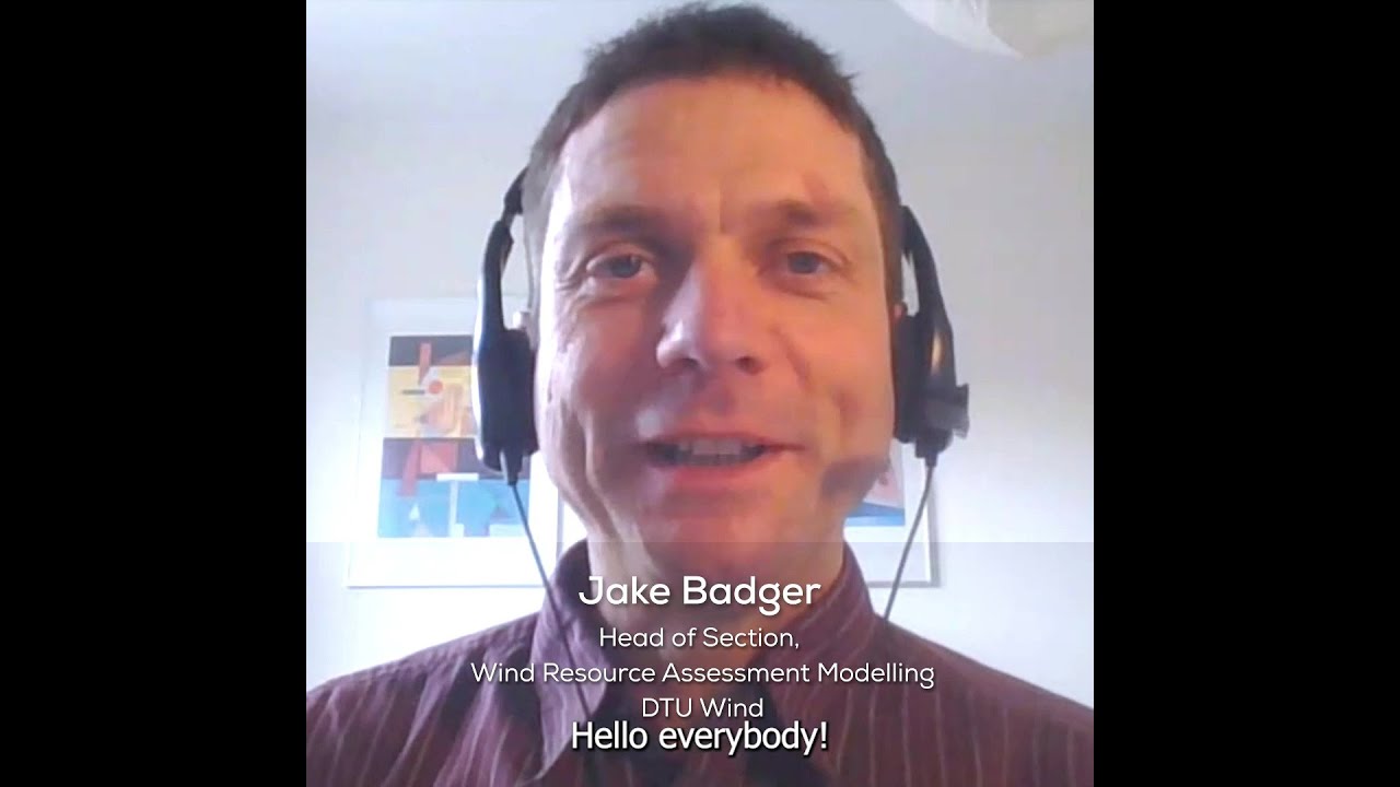 Jake Badger from DTU Wind presents his session at the upcoming WindEurope Technology Workshop 2021