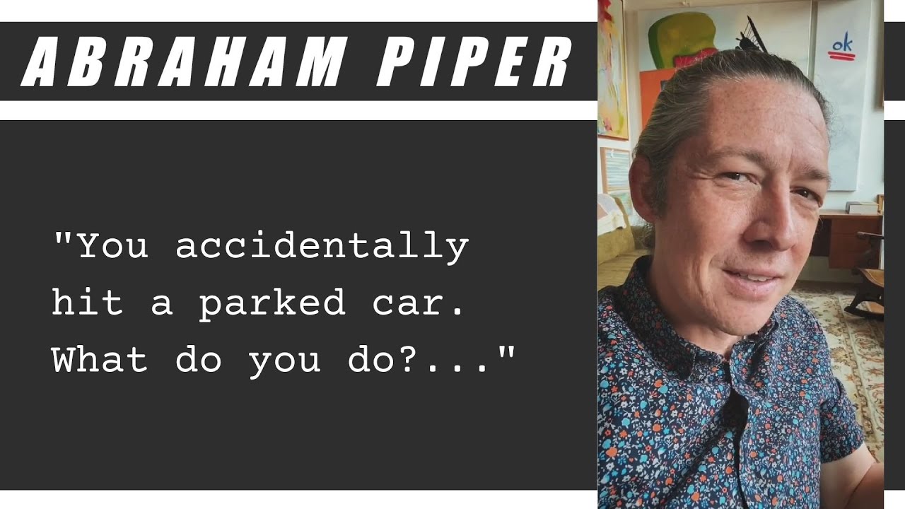 What do you do if you see someone hit a parked car 