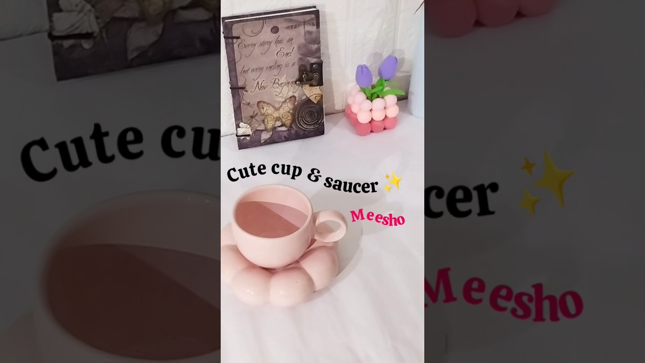☕Stylish Cup & Saucer Set 🫶 | Meesho Affordable Finds 