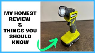 Ryobi 18V Cordless LED Flash Light Review | Would I Buy Again?