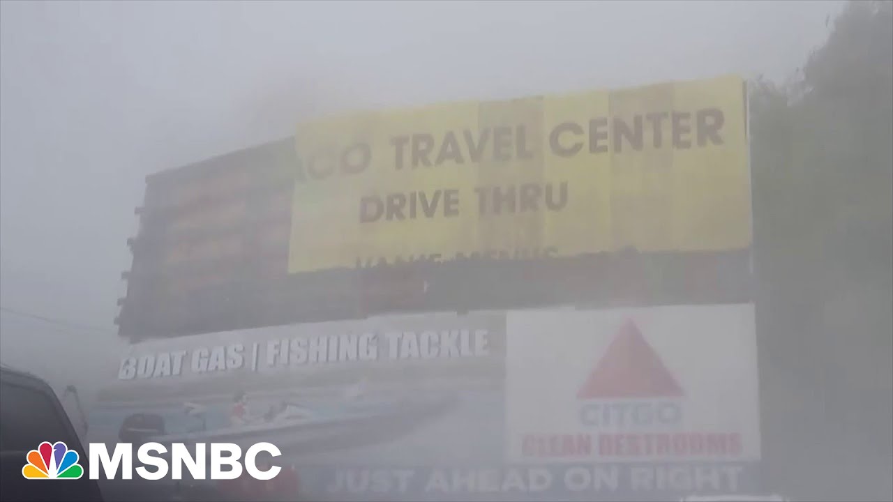 'Roaring' winds knock over billboard in Perry, Florida as Idalia makes landfall YouTube