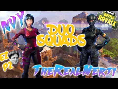 NVY and the best Romanian player TheRealMerti go BEAST MODE in DUO SQUADS?! 1100+ wins