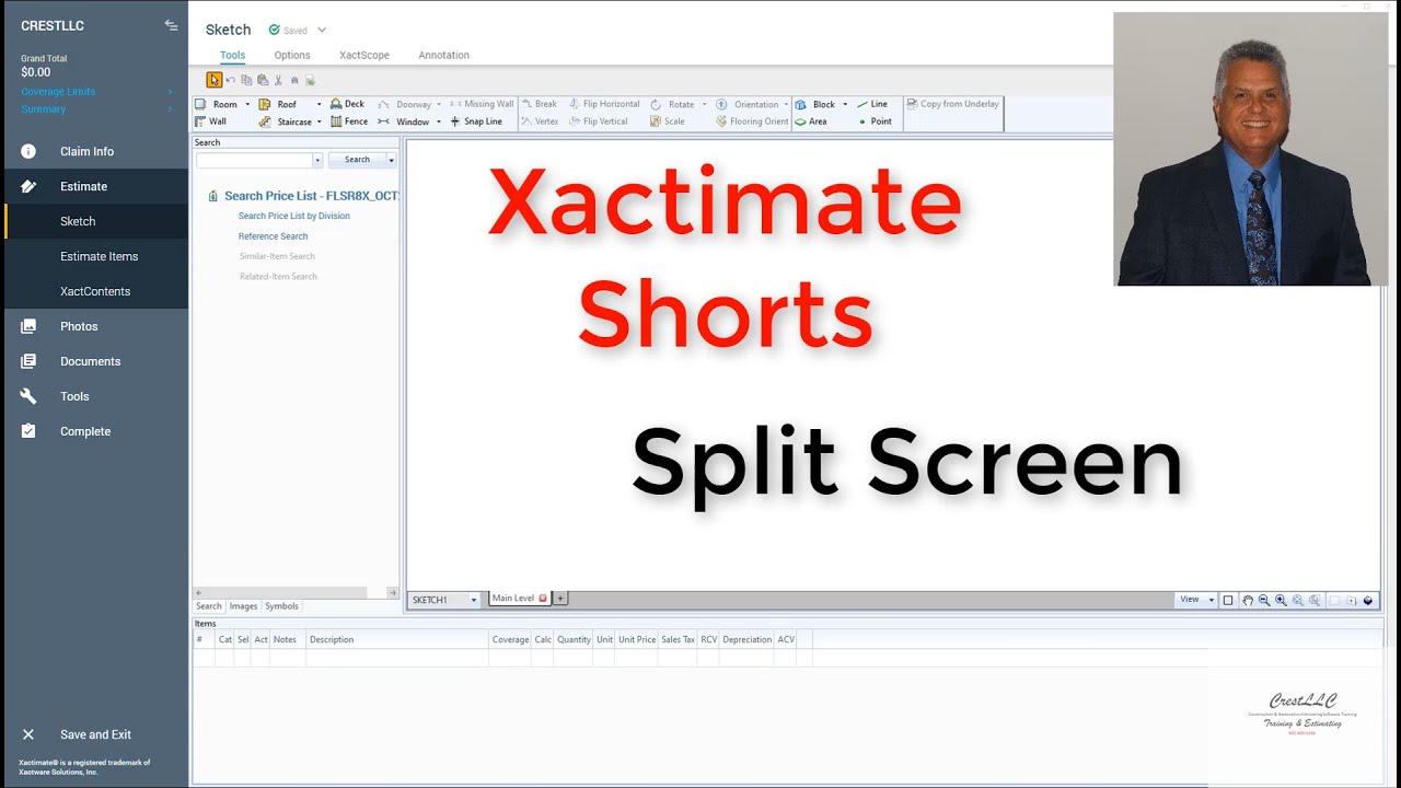 Xactimate Shorts   Split Screen