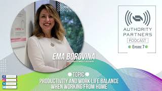 2020 E.4: Ema Borovina Topic Productivity and work life balance when working from home x264 screenshot 3