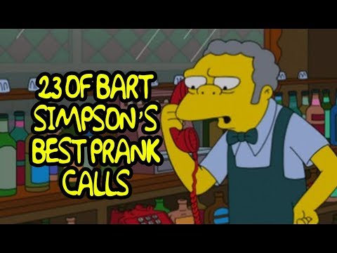 bart simpson prank calls