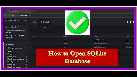 How to Open SQLite Database and View Data Tables & Columns – Step-by-Step Guide