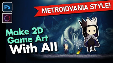 Designing a Metroidvania Game With AI! (For FREE) | Stable Diffusion Walkthrough