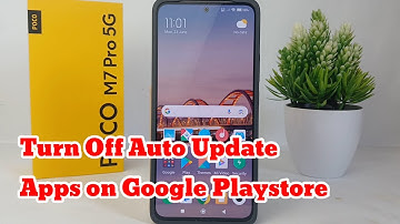 How To Turn Off Auto Update Apps on Google Playstore on Poco M7 Pro