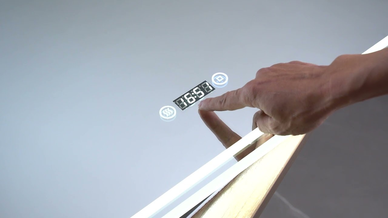 EMKE TDZ LED-Spiegel – Digitaluhr einstellen & Funktionen nutzen