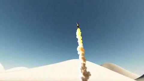 Lightwave - Rocket Launch with Volumetric Smoke (DP Renderman collection)