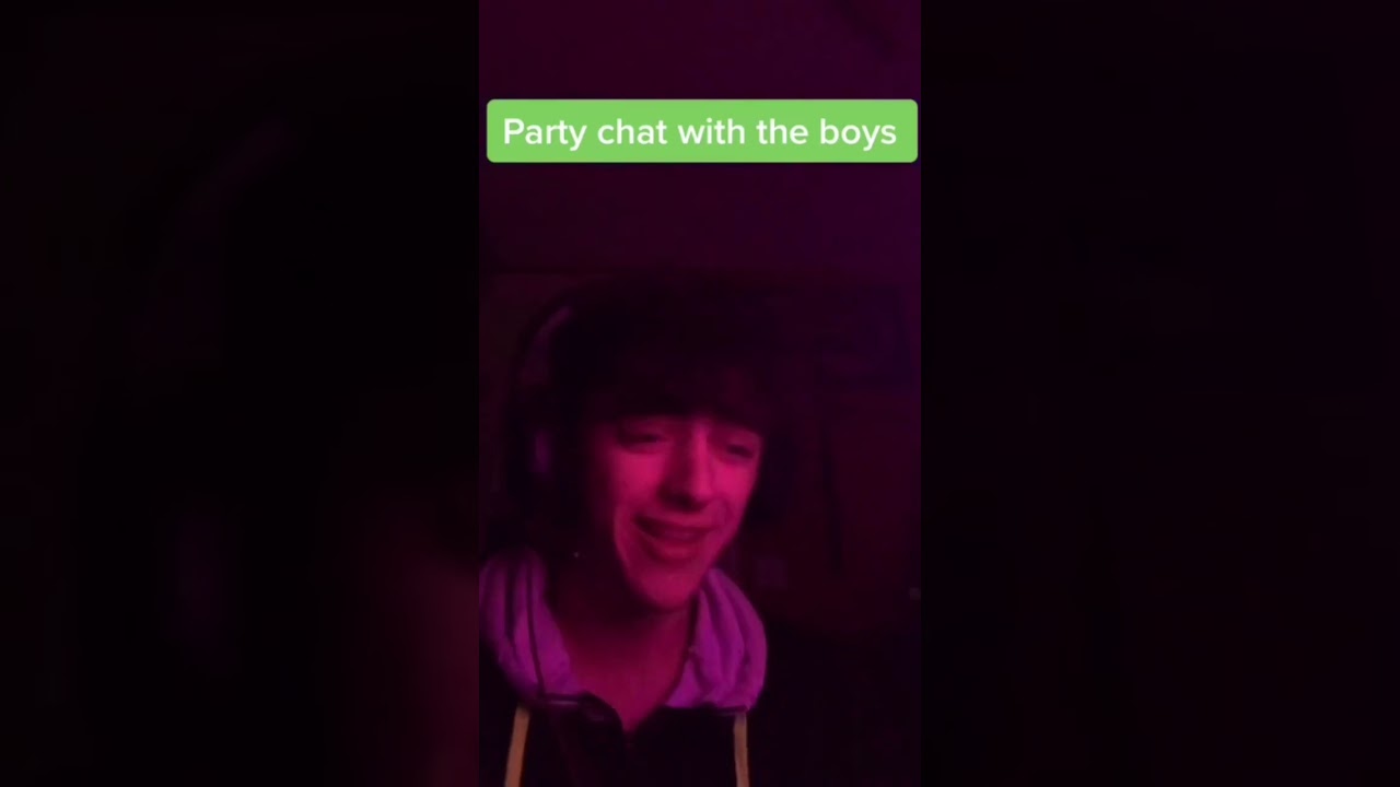 Party chat with the boys be like 🤣🤣