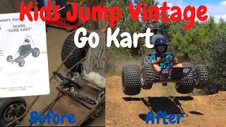 Restoring A 40 Year Old Go Kart In 8 Minutes!