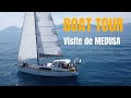 Boat tour  on vous montre notre maison des mers  episode 18 beneteau oceanis 50