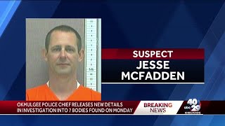Okmulgee Police Chief releases new details in investigation into 7 bodies found on Monday