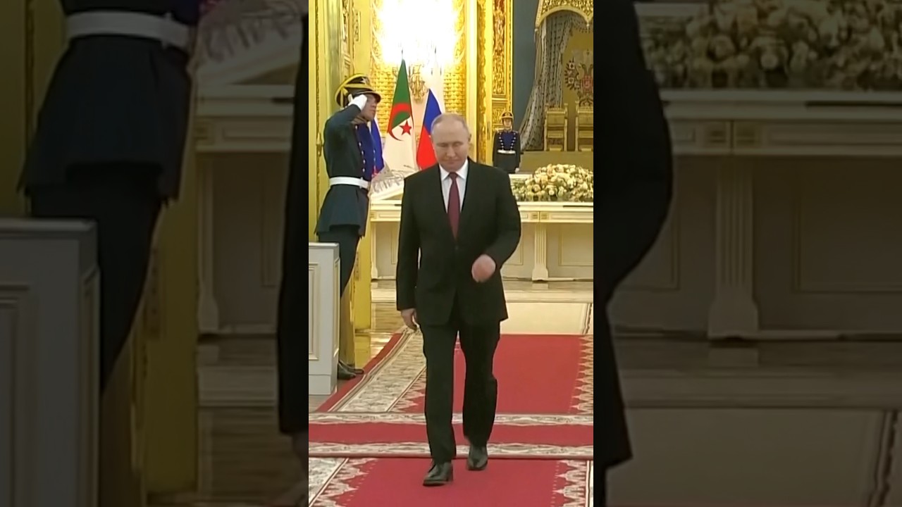 ⁣Putin Hosts Algerian President at the Kremlin in Moscow