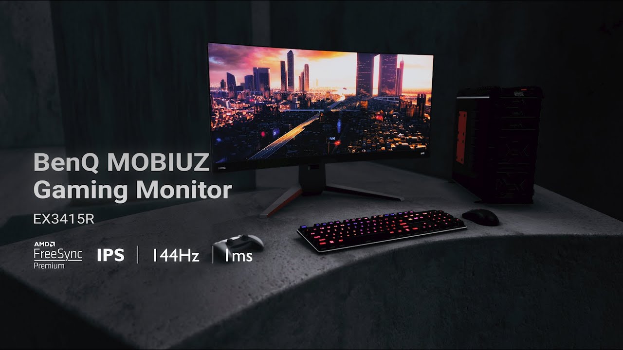New BenQ MOBIUZ 34-inch Ultrawide Curved Gaming Monitor makes e-Gaming More  Immersive.