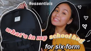 what’s in my school bag 2020 // sixth-form essentials 🤩 screenshot 2