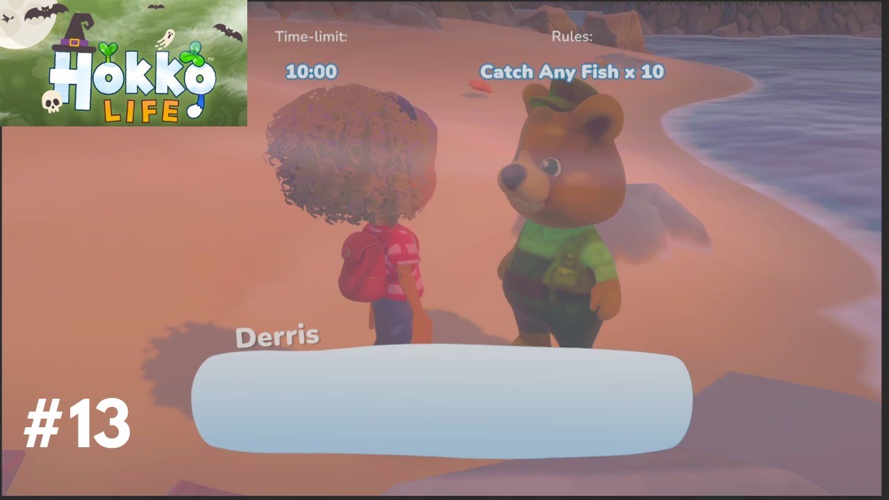 Our first Fishing Challenge with Derris! Hokko Life on Switch Ep 13 -  YouTube