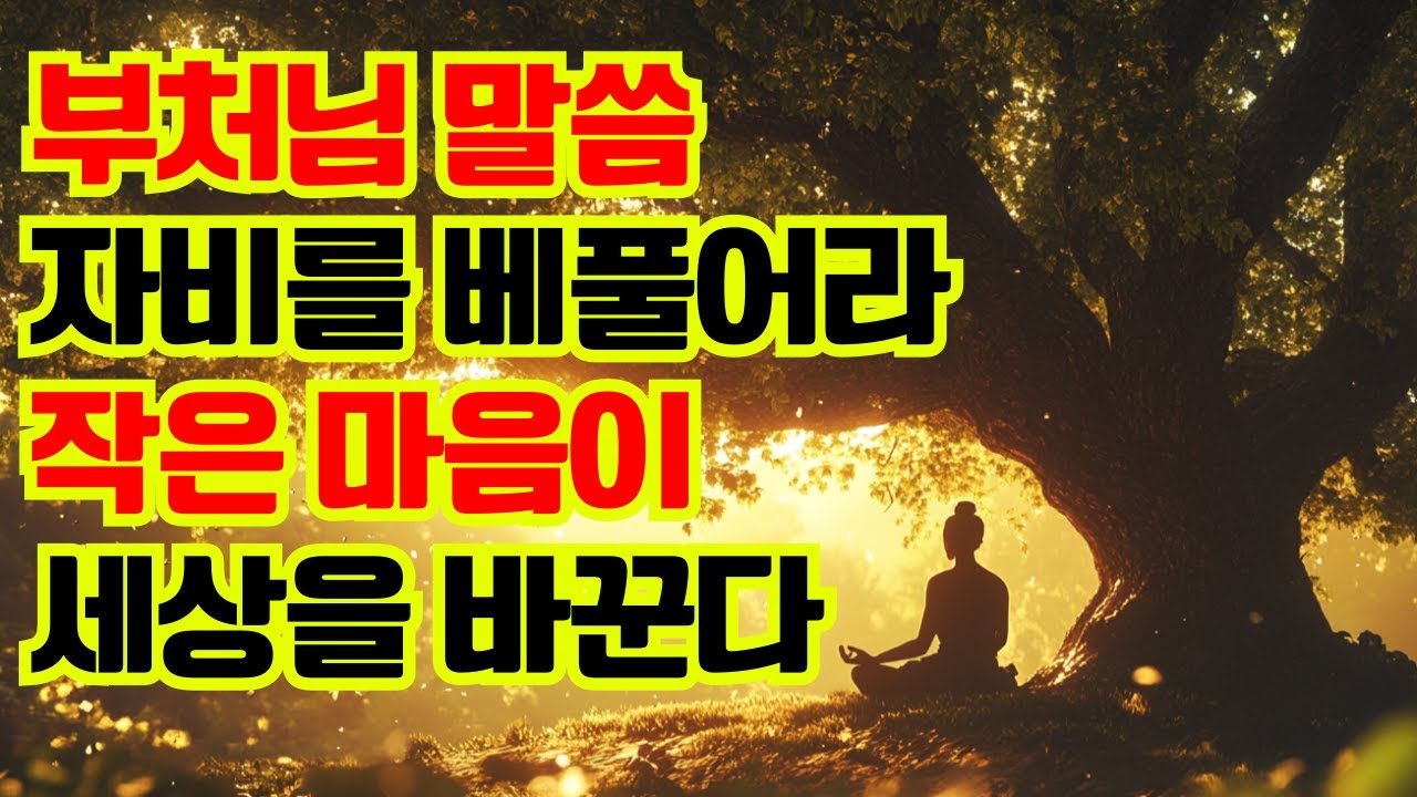 부처님의 지혜로 찾는 자비의 실천 | 삶의 평화와 행복 | 인생 교훈 | 오디오북 | 마음의 평화 | 노후 준비