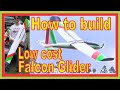 how to build falcon low cost glider rc air plane