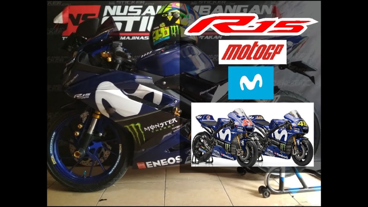 Keren R15 V3 Livery Movistar 2018 By Nusakambangansticker Com