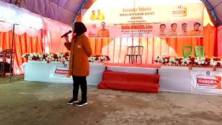 Kampanye Terbatas Sekaligus Silaturahmi WON Bersama Para Caleg Hanura Kab. Muna dan Mubar