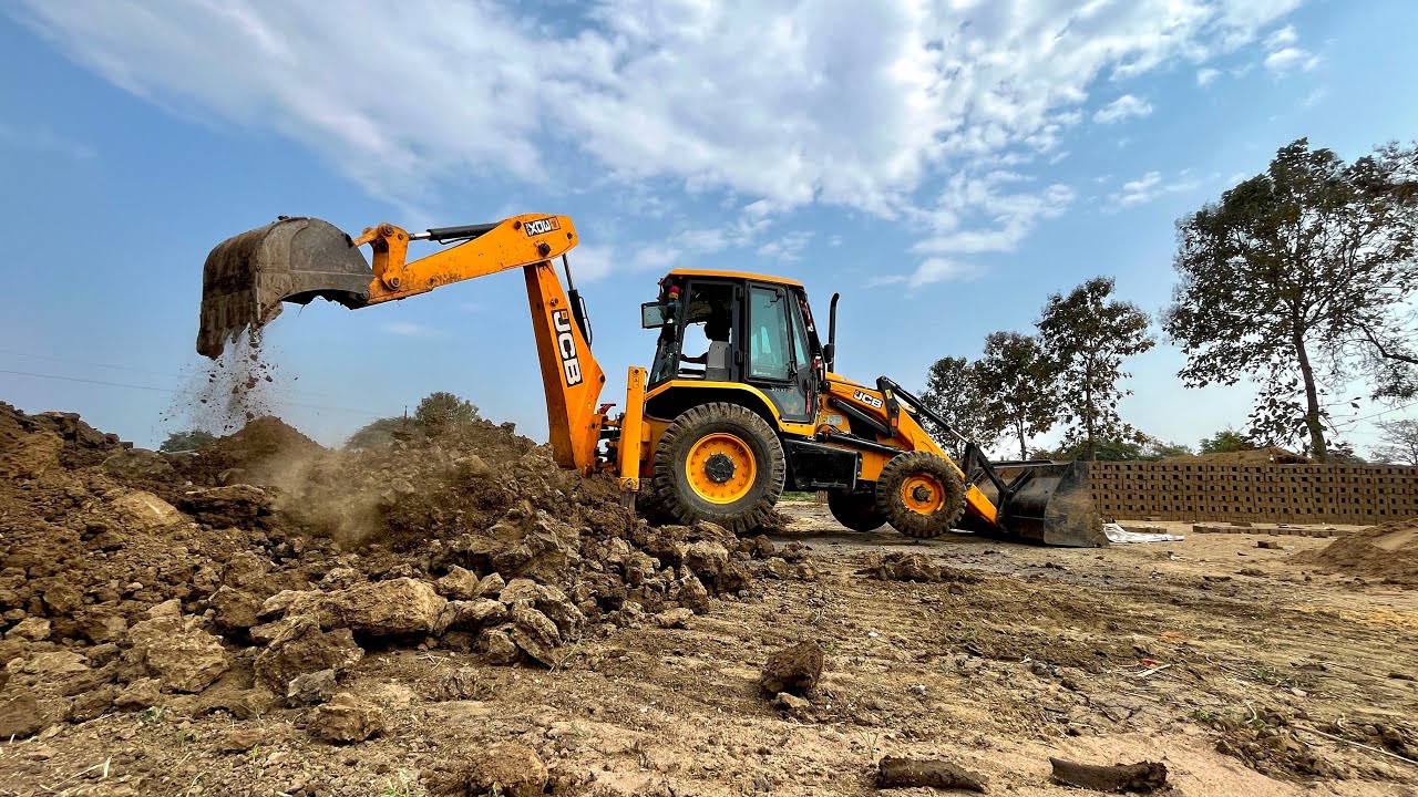 Jcb3dxplus work time it bhtthe mitti khodai #jcb #construction #driving #jcb3dxmachine #vlog 