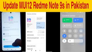 How To Update Mui12 Redme Note 9S In Pakistan