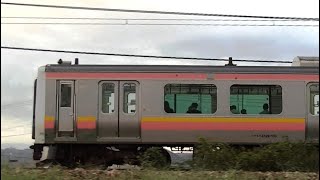 信越本線上り始発E129系A3編成420M