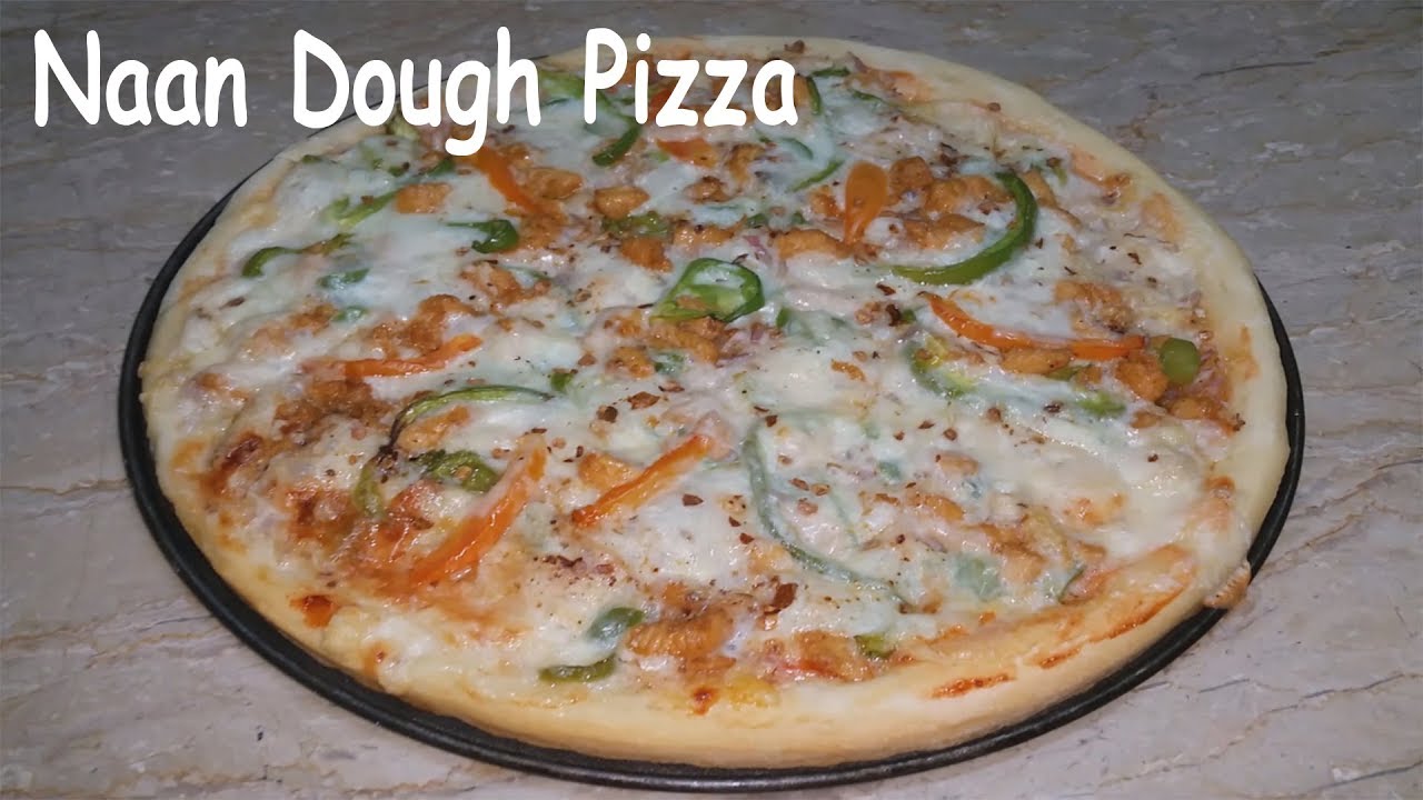 Quick Naan Dough Pizza Recipe Naan Pizza Crust Ready in 15 Minutes