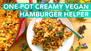 CREAMY VEGAN HAMBURGER HELPER by Two Shakes of Happy 859 views 4 years ago 53 seconds