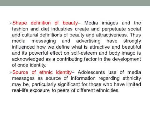 mass media influence on body image