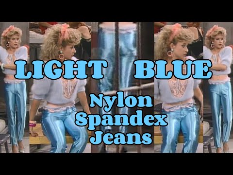 GEORGIA PEACHES TANYA TUCKER Nylon Spandex Disco Pants Rock Jeans