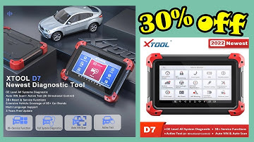 XTOOL D7 OBD2 Automotive All System Diagnostic Tool Code Reader Key Programmer