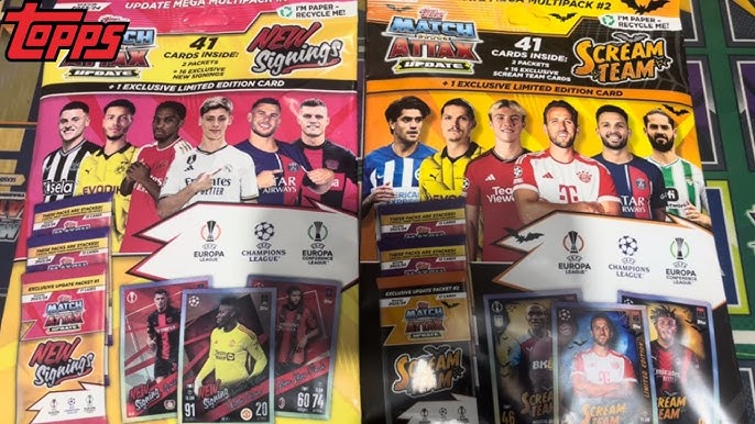 Topps UEFA Champions League Match Attax 23/24 Trading and Collectible Card  Game(Flow Pack- Pack of 40)