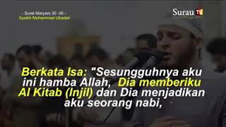 Isa adalah nabi bukan tuhan, surat Maryam