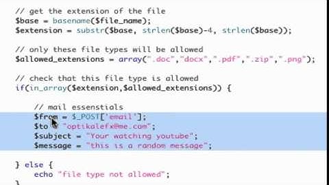 PHP mail attachment   sending an attachment with PHP   YouTube