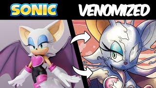 What if SONIC characters WERE VENOMIZED? (Speedpaint & lore)