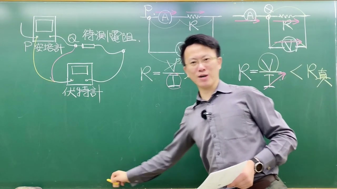 112分科北模物理第14題-在探究「歐姆定律」的實作課程中,小芳採用兩種不同的接線方式做了兩組實驗,實驗裝置如圖10所示。第一組是將導線夾S接在P端,改變電源供應器輸入的電壓大小後,讀取伏特計與安培