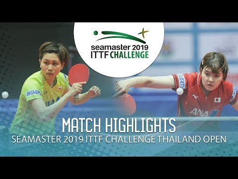 Hitomi Sato vs Honoka Hashimoto | 2019 ITTF Challenge Thailand Open (1/2)