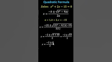 Solve a Quadratic Equation Using the Quadratic Formula (Rational)