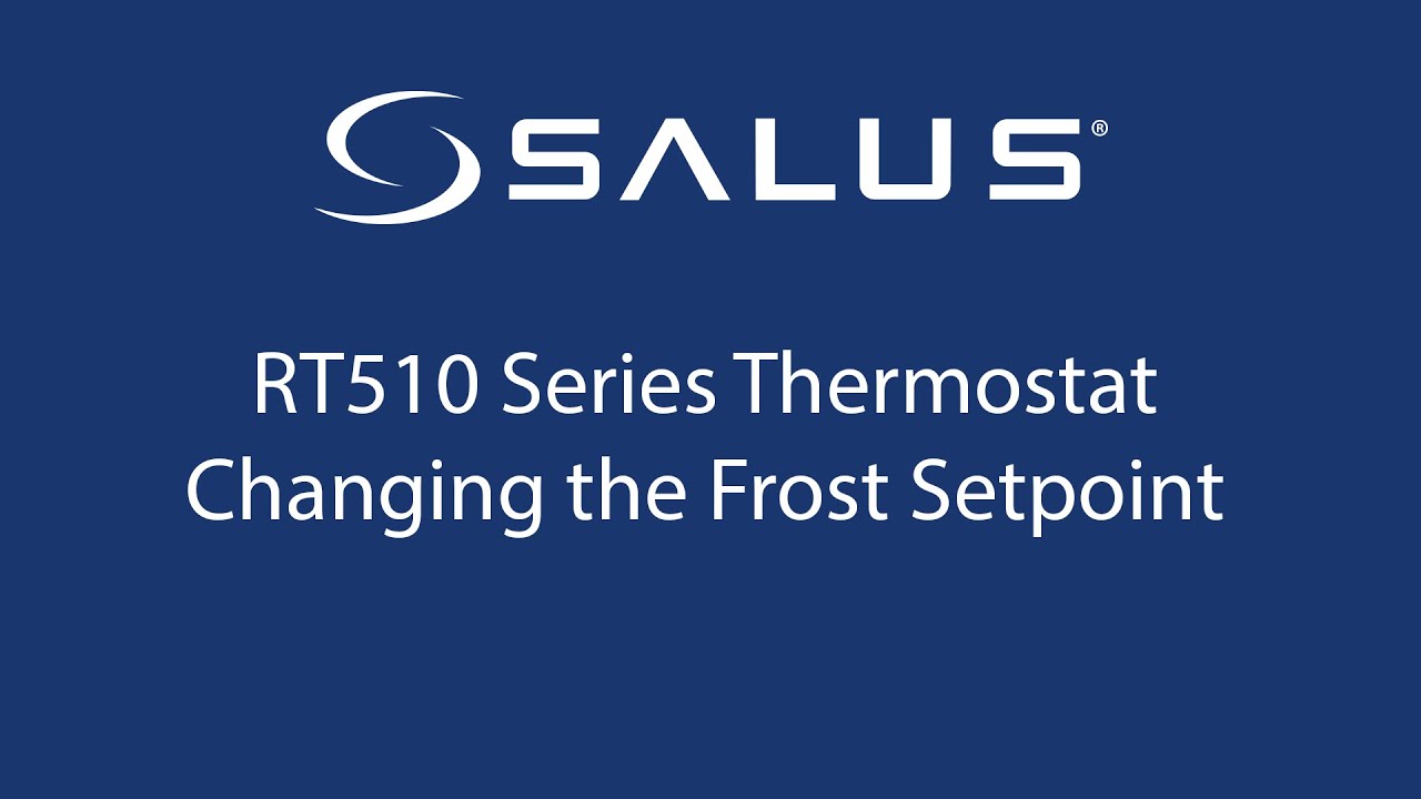 RT510 Series Thermostat Videos