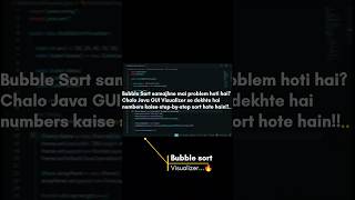Bubble sort working 🔥🚀 #coding #java #dsa #learning