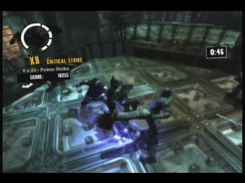 Batman Arkham Asylum Shock And Awe Combat Challenge Youtube