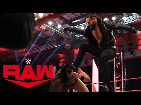 Seth Rollins viciously Stomps Drew McIntyre: Raw, April 13, 2020